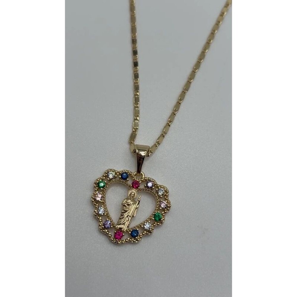 Cadenita de san judas oro laminado